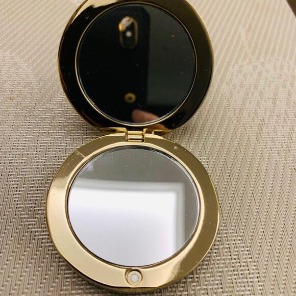 Coach Mauve and gold Signature Monogram double sided mirror *NEW* - Picture 3 of 5